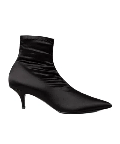 Celine Pointed-toe Ankle Boots In Black