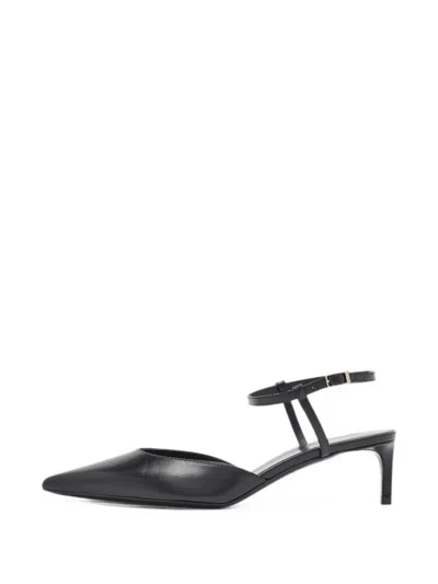 Pre-owned Celine Pointed-toe Slingback Pumps In Black