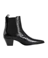 Celine Pointy Boots In Black