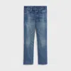 Celine Polly Straight-leg Cotton Jeans In Blue