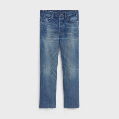 Celine Polly Straight-leg Cotton Jeans In Blue