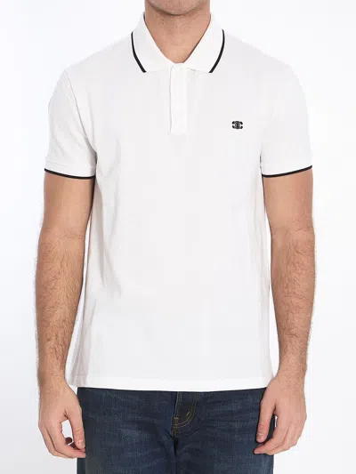 Celine Polo Shirt With Triomphe In Multicolor