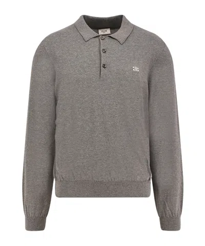 CELINE POLO SWEATER IN FINE COTTON