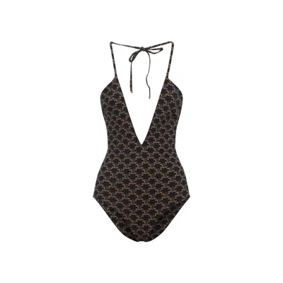 Celine Polyamide One-piece Women In Brown