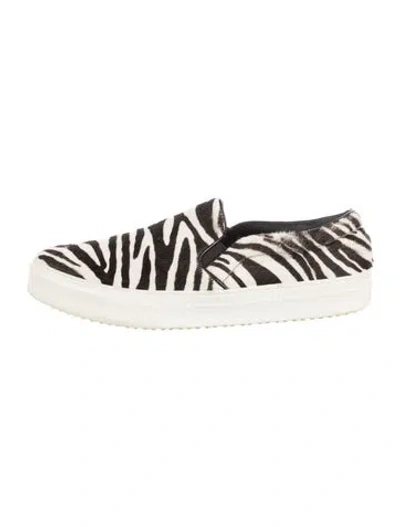 Pre-owned Celine Ponyhair Animal Print Sneakers In Neutrals