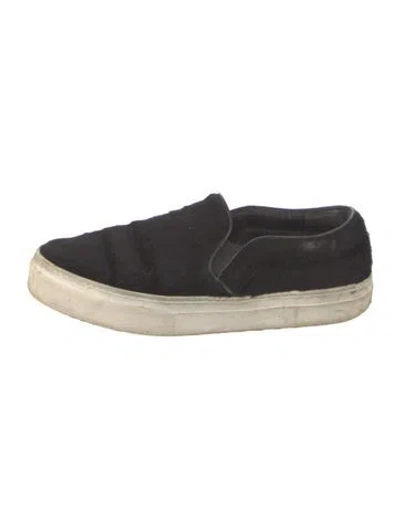 Pre-owned Celine Ponyhair Sneakers In Black