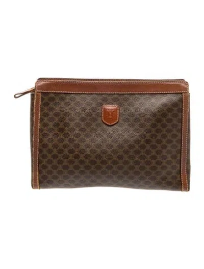 Pre-owned Celine Portfolio In Brown