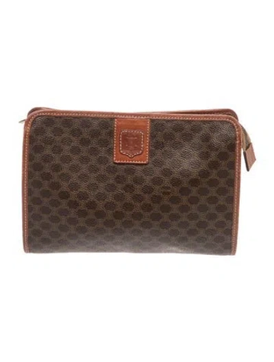 Pre-owned Celine Portfolio In Brown