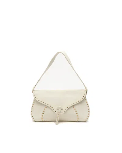 Celine Céline Poulbot Studded Bag In White