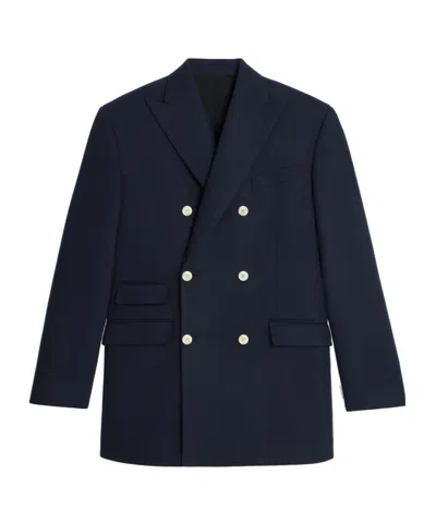 Celine Prince Jacket In Wool Cloth In Multi