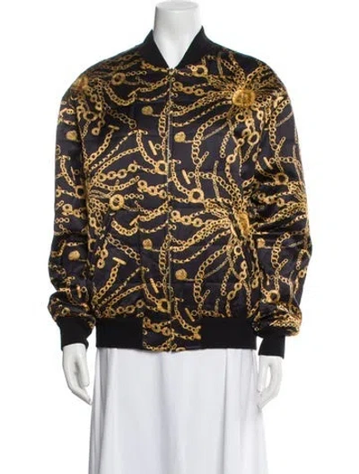 Pre-owned Celine Printed Bomber Jacket In Multi