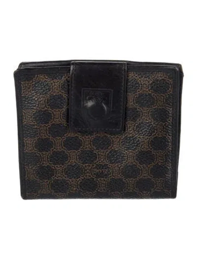 Pre-owned Celine Printed Compact Wallet In Multi