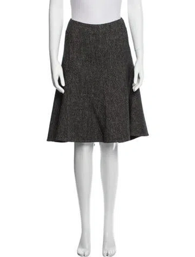 Pre-owned Celine Printed Knee-length Skirt In Black