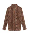 Celine Printed Muslin Blouse