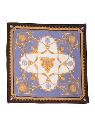 Pre-owned Celine Printed Scarf In Brown