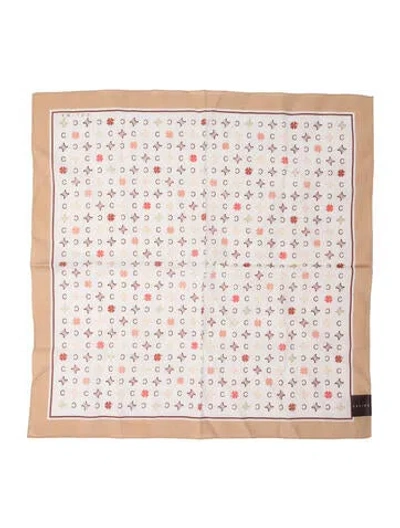 Pre-owned Celine Printed Scarf In Neutral