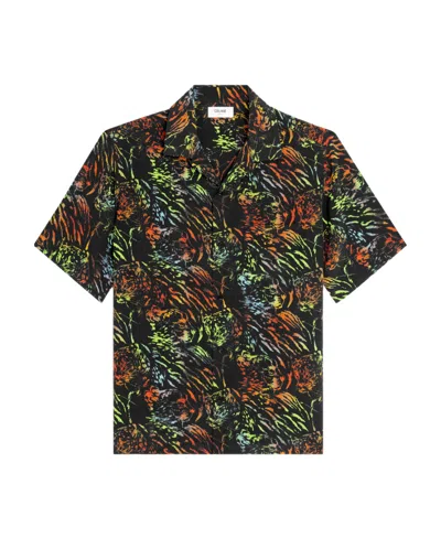 Celine Printed Shirt In Black