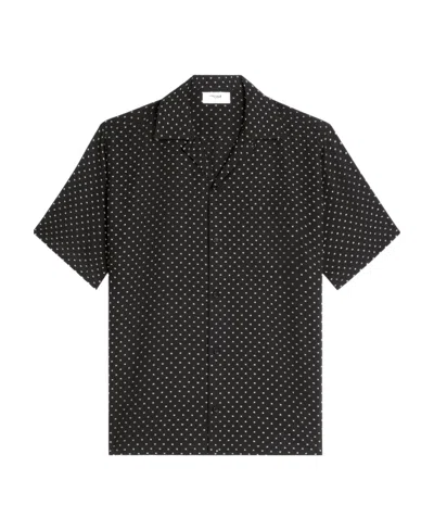 Celine Printed Short-sleeved Shirt In Black