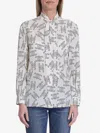 Celine Lapel Long-sleeved Shirt