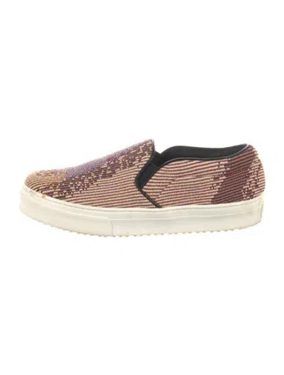 Pre-owned Celine Printed Sneakers In Red