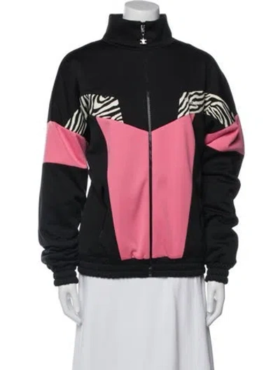 Pre-owned Celine Printed Windbreaker W/ Tags In Black