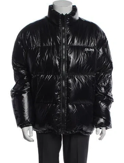 Pre-owned Celine Puffer Coat In Black