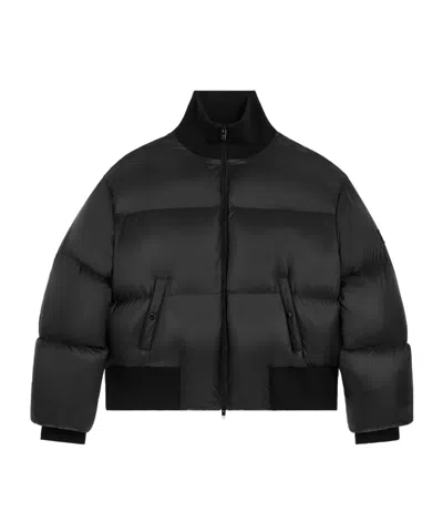 Celine Puffer Jacket In Light Nylon In Black