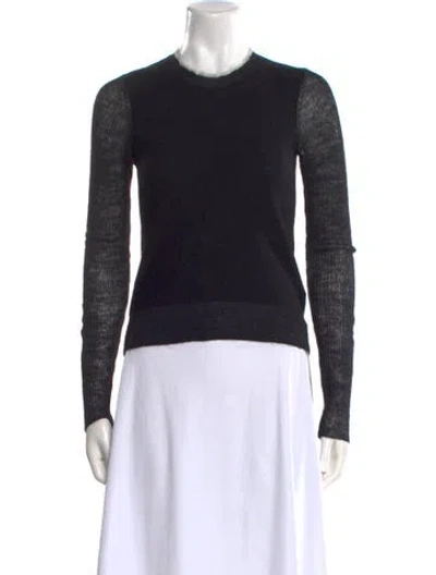 Pre-owned Celine Pullover Wool Sweater In Black