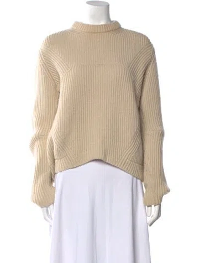 Pre-owned Celine Pullover Wool Sweater In Neutral