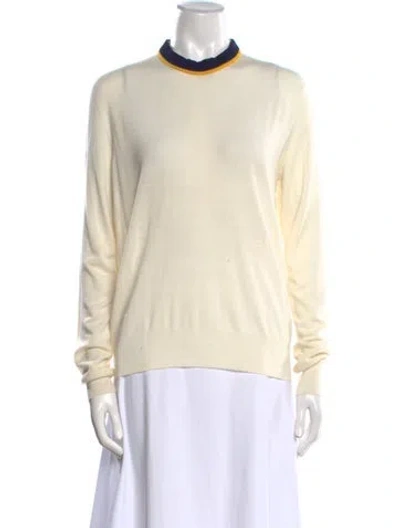 Pre-owned Celine Pullover Wool Sweater In Neutral