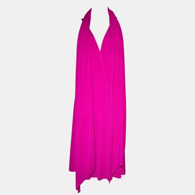 Pre-owned Celine Purple Sleeveless Dress Size M