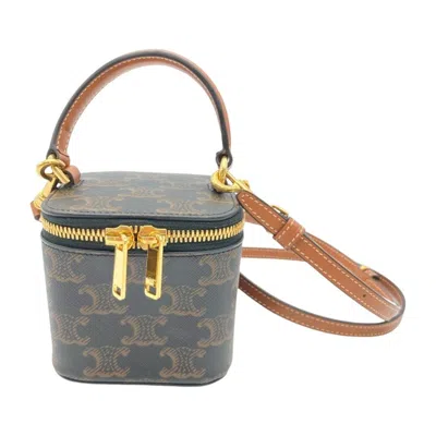 Pre-owned Celine Pvc Shoulder Bag Vanity Bag ()