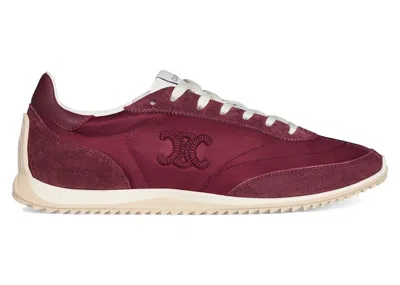 Pre-owned Celine Racer Low (women's) Sneakers In Burgundy