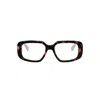 Celine Rectangle Frame Glasses In 052 - Havana