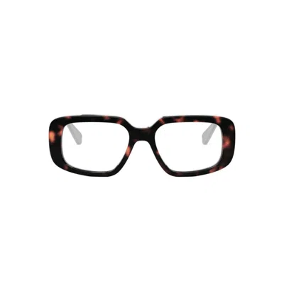 Celine Rectangle Frame Glasses In 052 - Havana