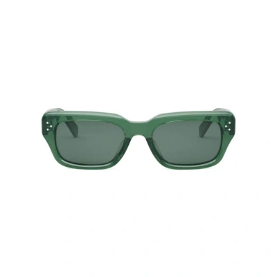 Celine Rectangle Frame Sunglasses In 96n