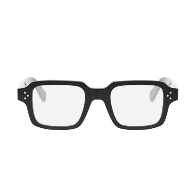 Celine Rectangular Frame Glasses In Black