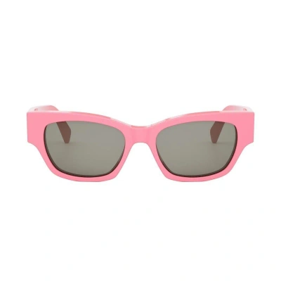 Celine Rectangular Frame Sunglasses In 74a