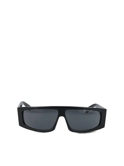 Celine Rectangular Frame Sunglasses In Black