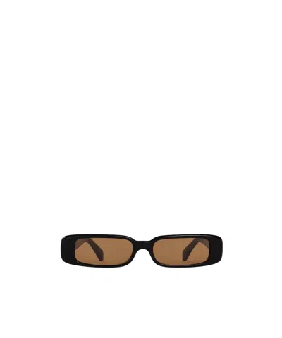 Celine Rectangular S343 Sunglasses In Acetate In Brown