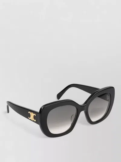 Celine Rectangular Sunglasses In Black