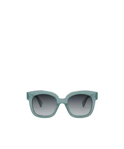 Celine Rectangular Sunglasses In Gray