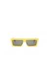 Celine Rectangular Sunglasses In Yellow