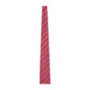 Celine Striped Tie Pointed Tip Smooth Texture In Red