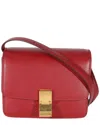 Celine Red Calfskin Small Classic Box Bag (authentic Pre-loved)