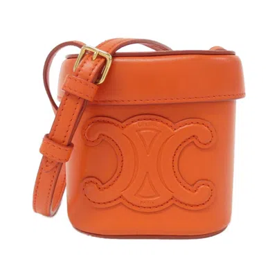 Pre-owned Celine Red Color Leather Shoulder Bag ()