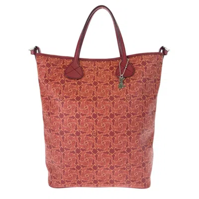 Pre-owned Celine Red Color Pvc Handbag Tote Bag ()