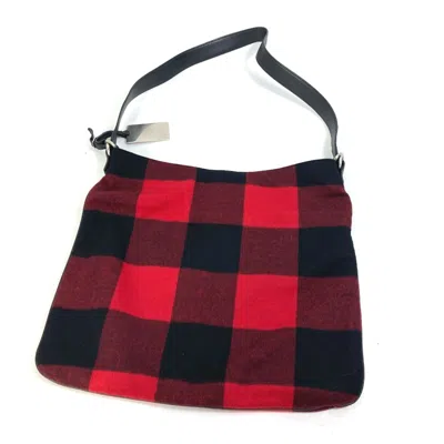 Pre-owned Celine Red Cotton Shoulder Bag ()