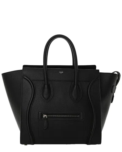 Celine Red Drummed Leather Micro Luggage (authentic Pre-loved)