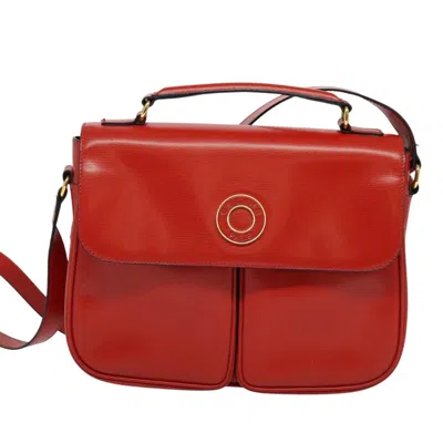 Pre-owned Celine Céline Red Leather Shoulder Bag ()